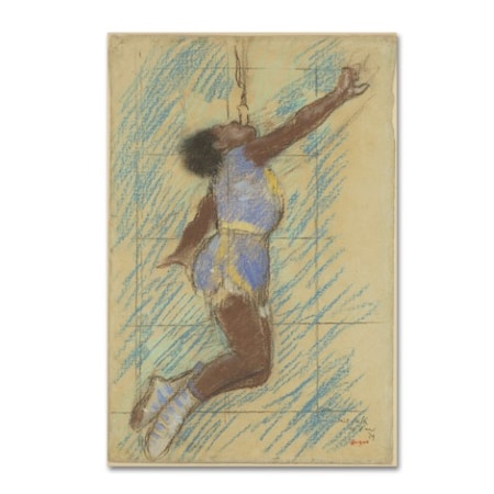Degas 'Miss Lala At The Fernando Circus' Canvas Art,22x32